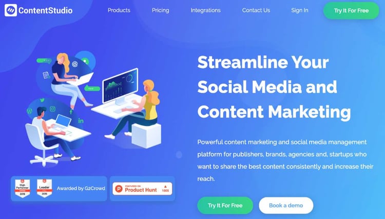 Content studio est un outil de planification et de recherche de contenu